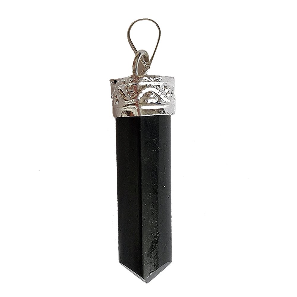 Colgante Punta de Turmalina Negra