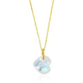 Collar Corazón de Piedra de Luna - Plata S925 & Baño de oro 18K