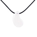 Colgante Lacrima de Cuarzo Blanco