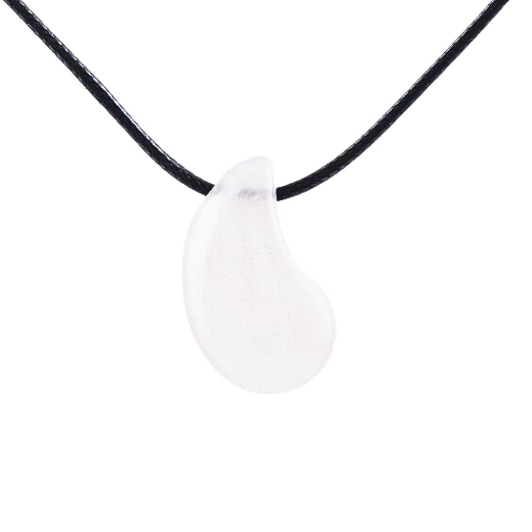Colgante Lacrima de Cuarzo Blanco