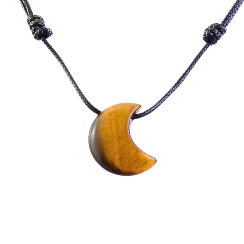 Colgante Luna de Ojo de Tigre