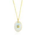 Collar 'Tanith' Piedra de Luna - Plata S925 & Baño de oro 18K
