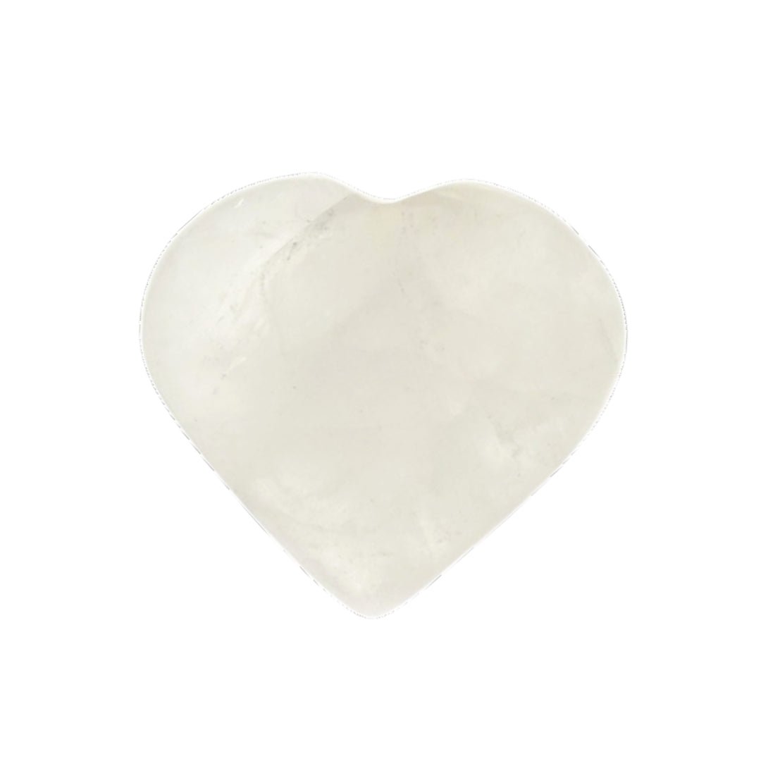 Corazón de Cuarzo Blanco