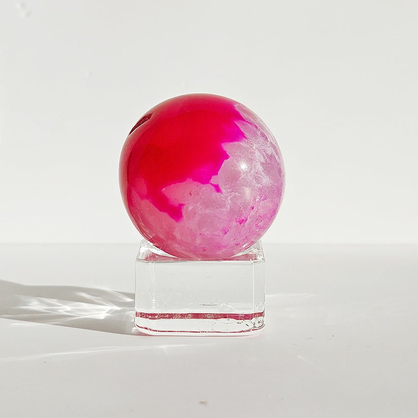 Esfera de Ágata Rosa