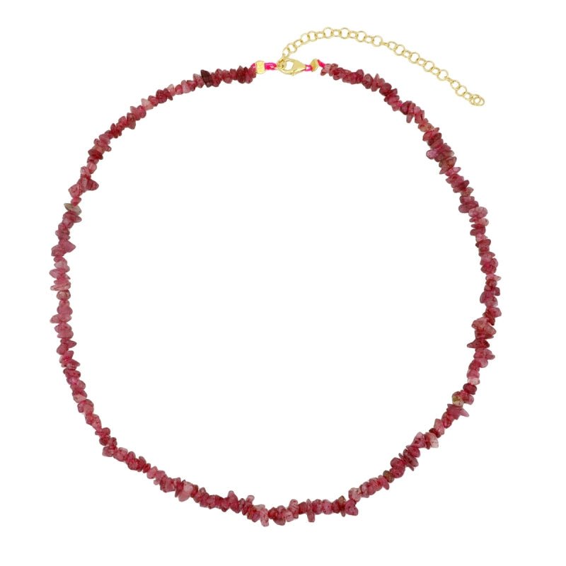 Gargantilla 'Penélope' de Turmalina Rosa