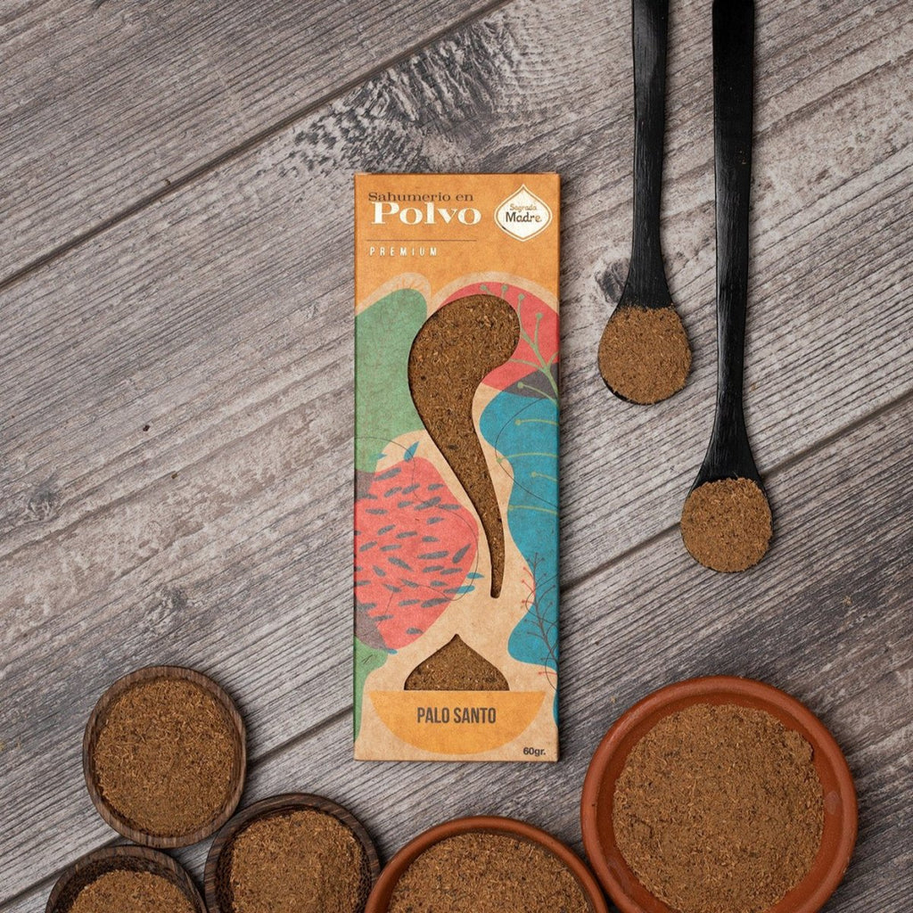 Incienso en Polvo Palo Santo - Sagrada Madre