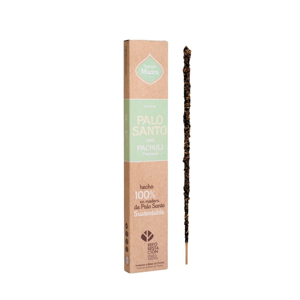 Incienso Palo Santo con Pachuli Sagrada Madre