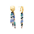 Pendientes acabado en oro 18k