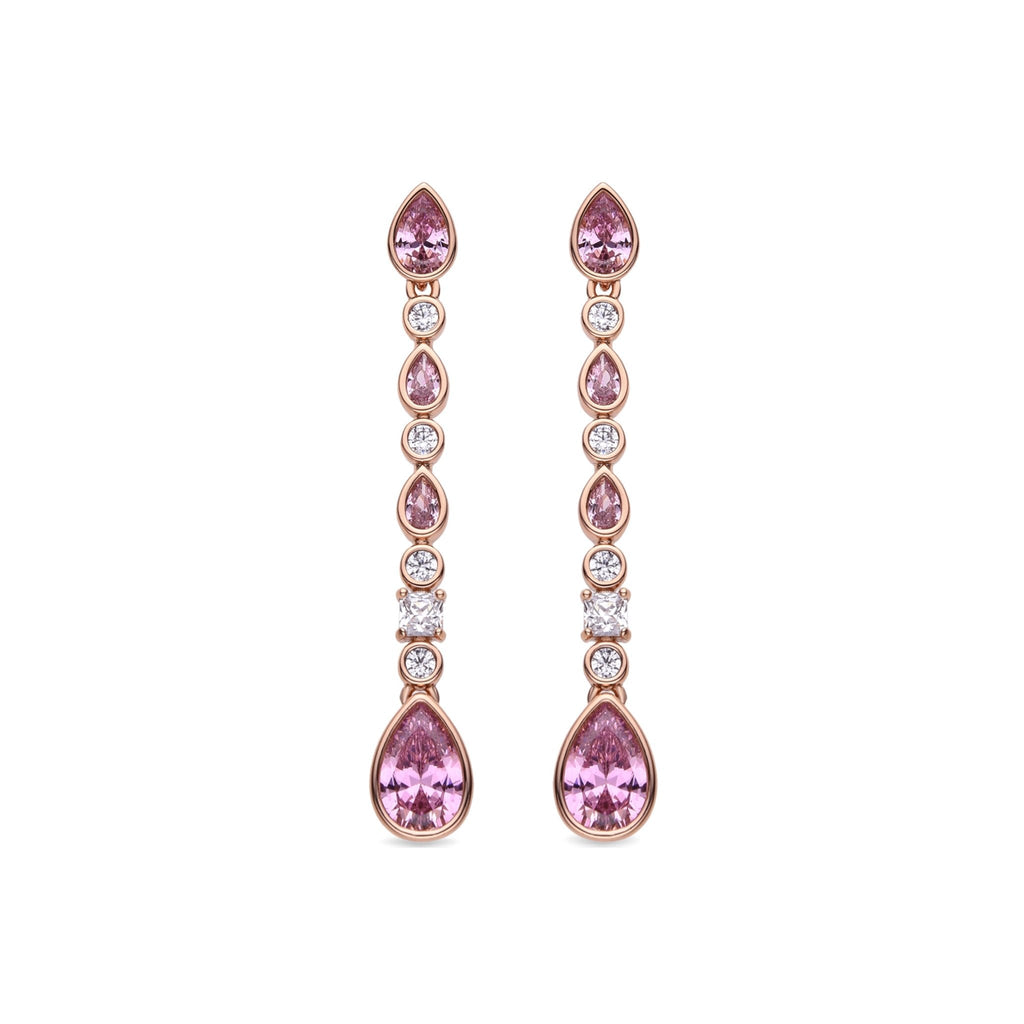 Pendientes acabado en oro 18k