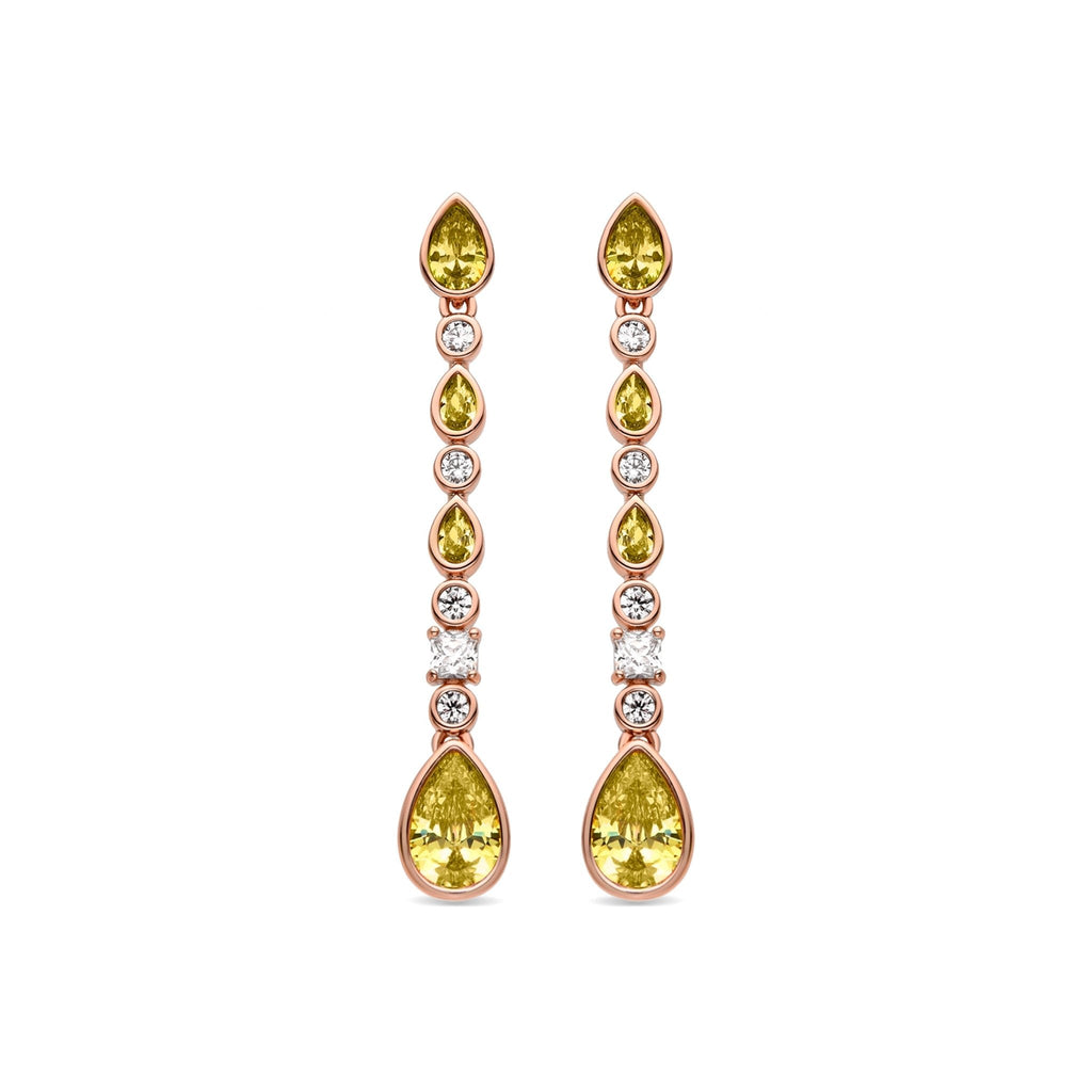 Pendientes acabado en oro 18k