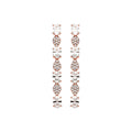 Pendientes acabado en oro 18k