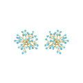 Pendientes acabado oro 18k