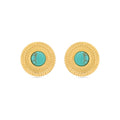 Pendientes acabado oro 18k