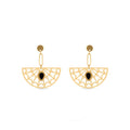 Pendientes acabado oro 18k