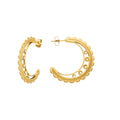 Pendientes acabado oro 18k