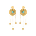 Pendientes acabado oro 18k