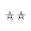 Pendientes acabado plata