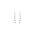 Pendientes acabado plata