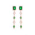 Pendientes acabados en oro 18K