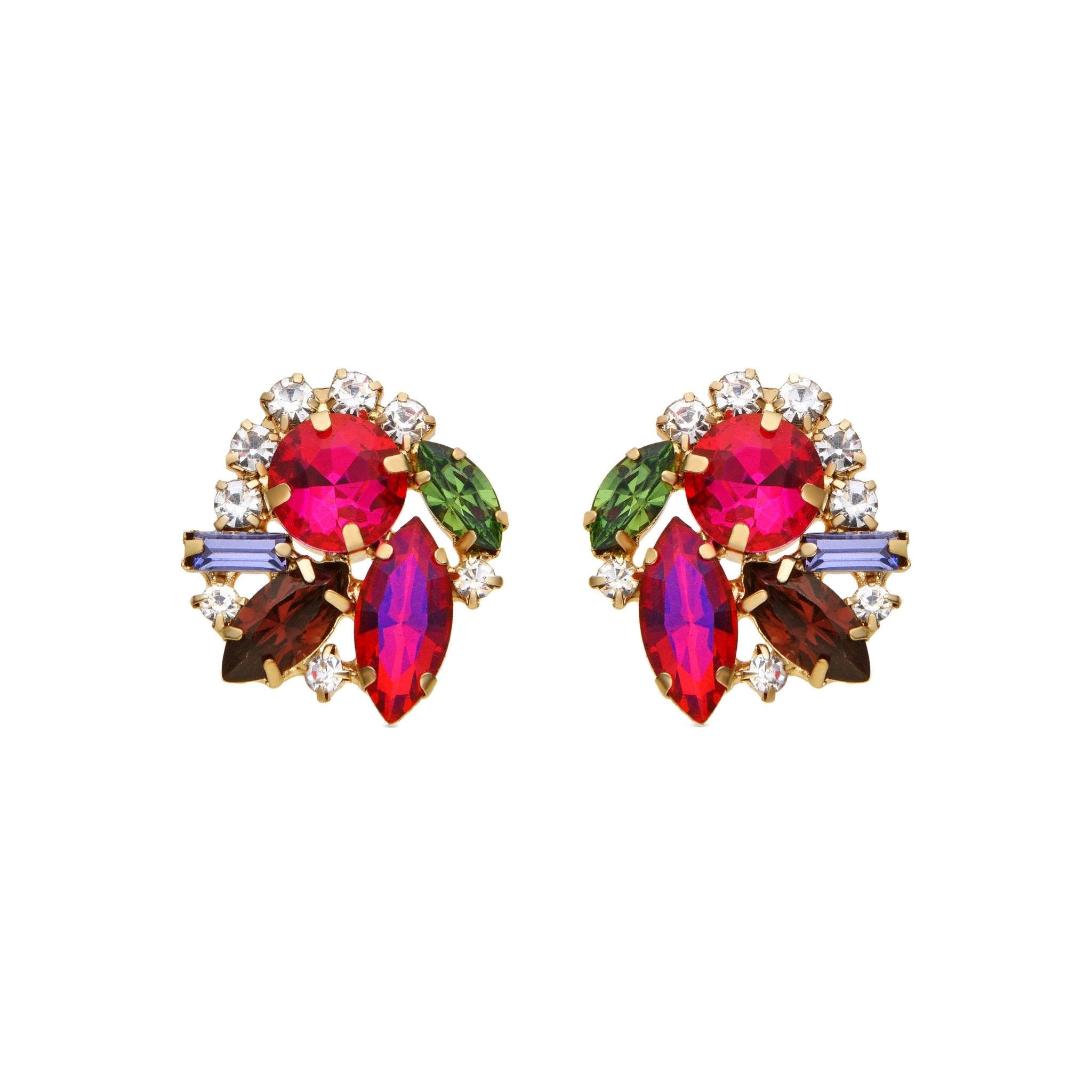 Pendientes acabados en oro amarillo 18k