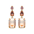 Pendientes acabados en oro amarillo 18k