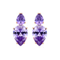 Pendientes acabados en oro amarillo de 18K