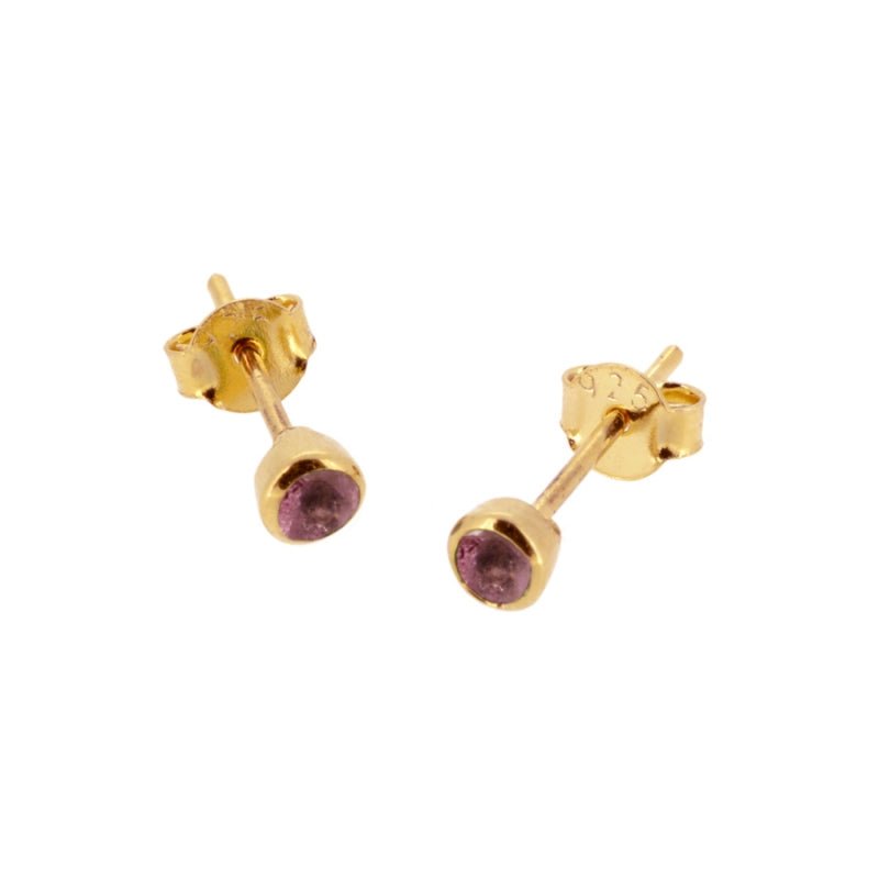 Pendientes 'Alexandra' de Turmalina Rosa