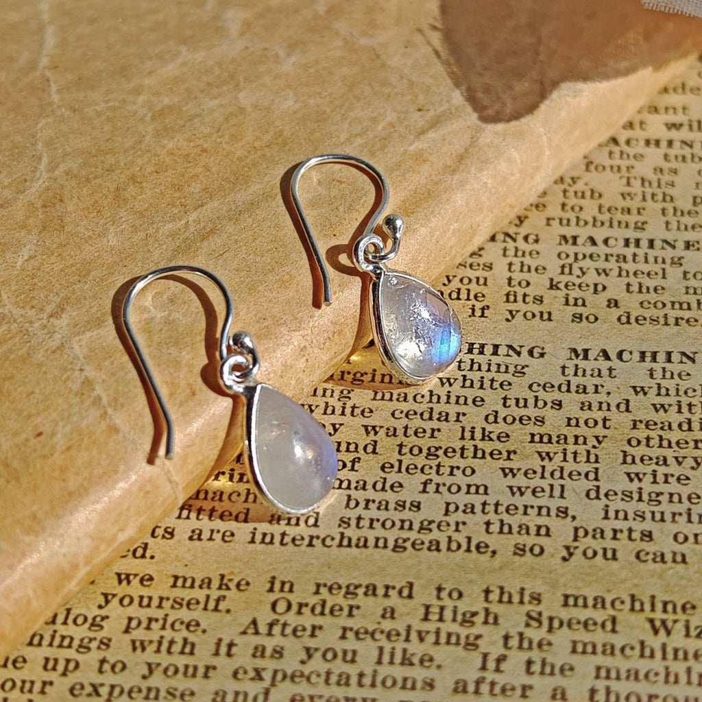 Pendientes 'Aurora' Piedra de Luna S925