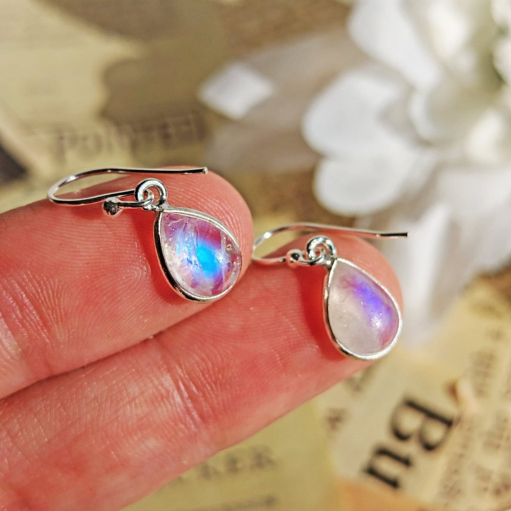 Pendientes 'Aurora' Piedra de Luna S925