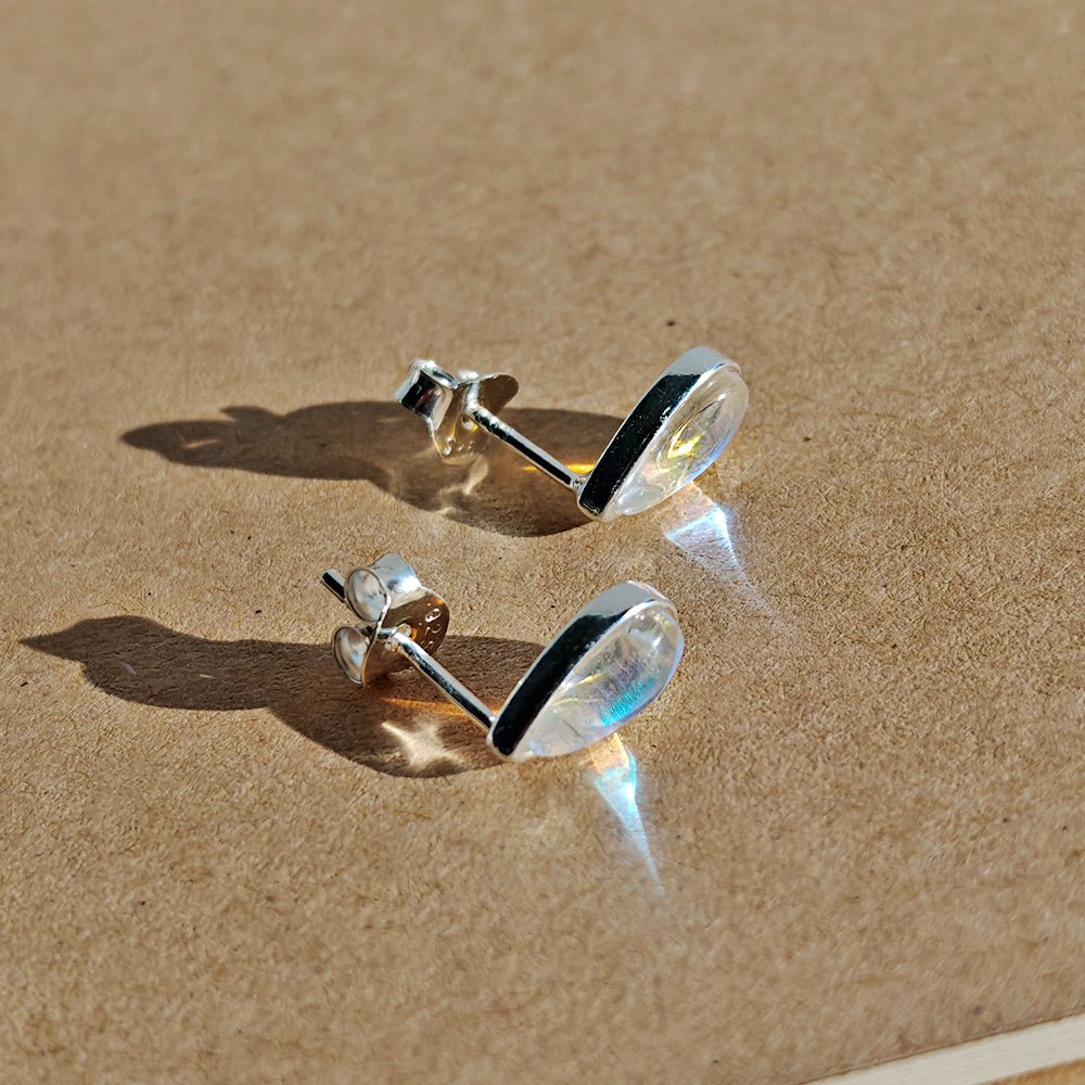 Pendientes Gota de Opalina - Plata de Ley 925
