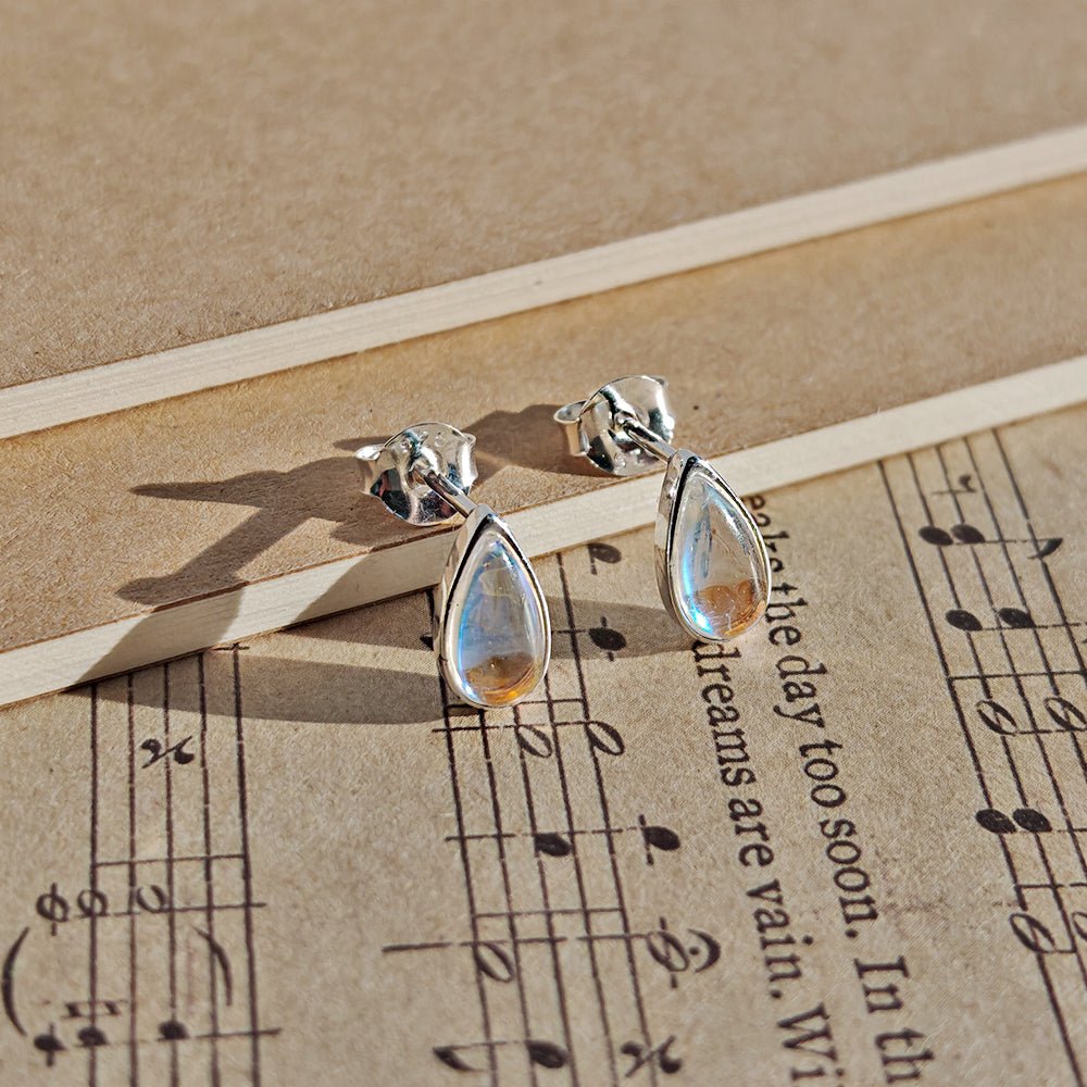 Pendientes Gota de Opalina - Plata de Ley 925