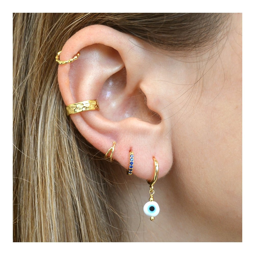 Pendientes Ojo Turco - Azul