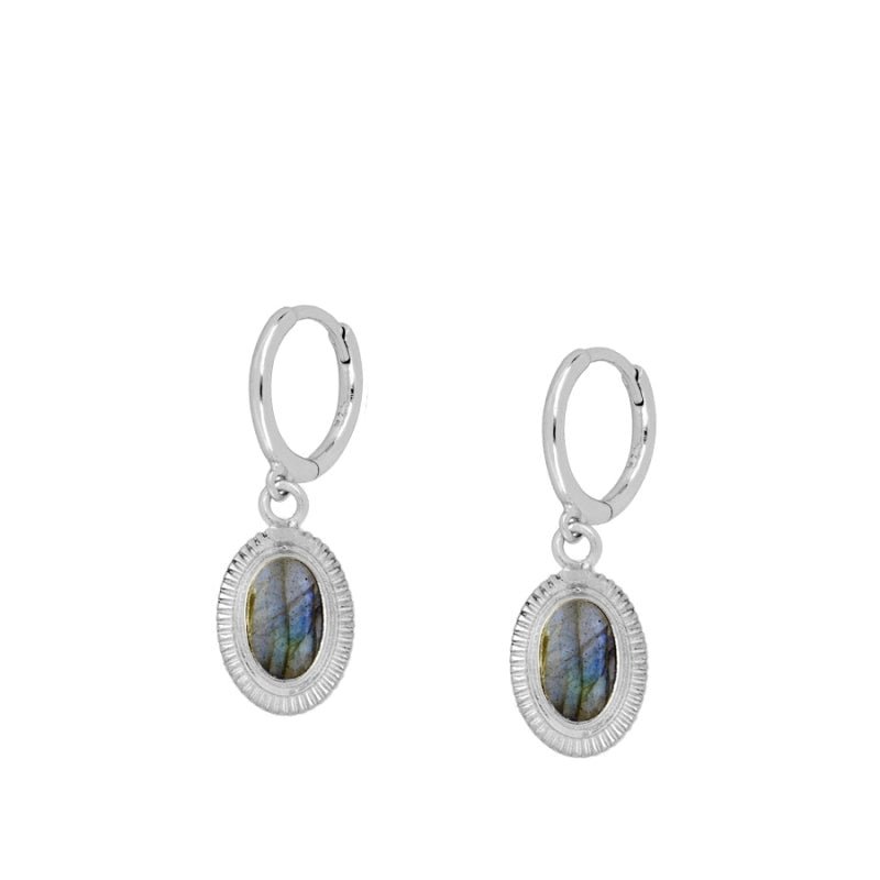 Pendientes 'Ovale' de Labradorita