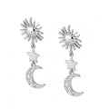Pendientes "The Moon and The Sun"