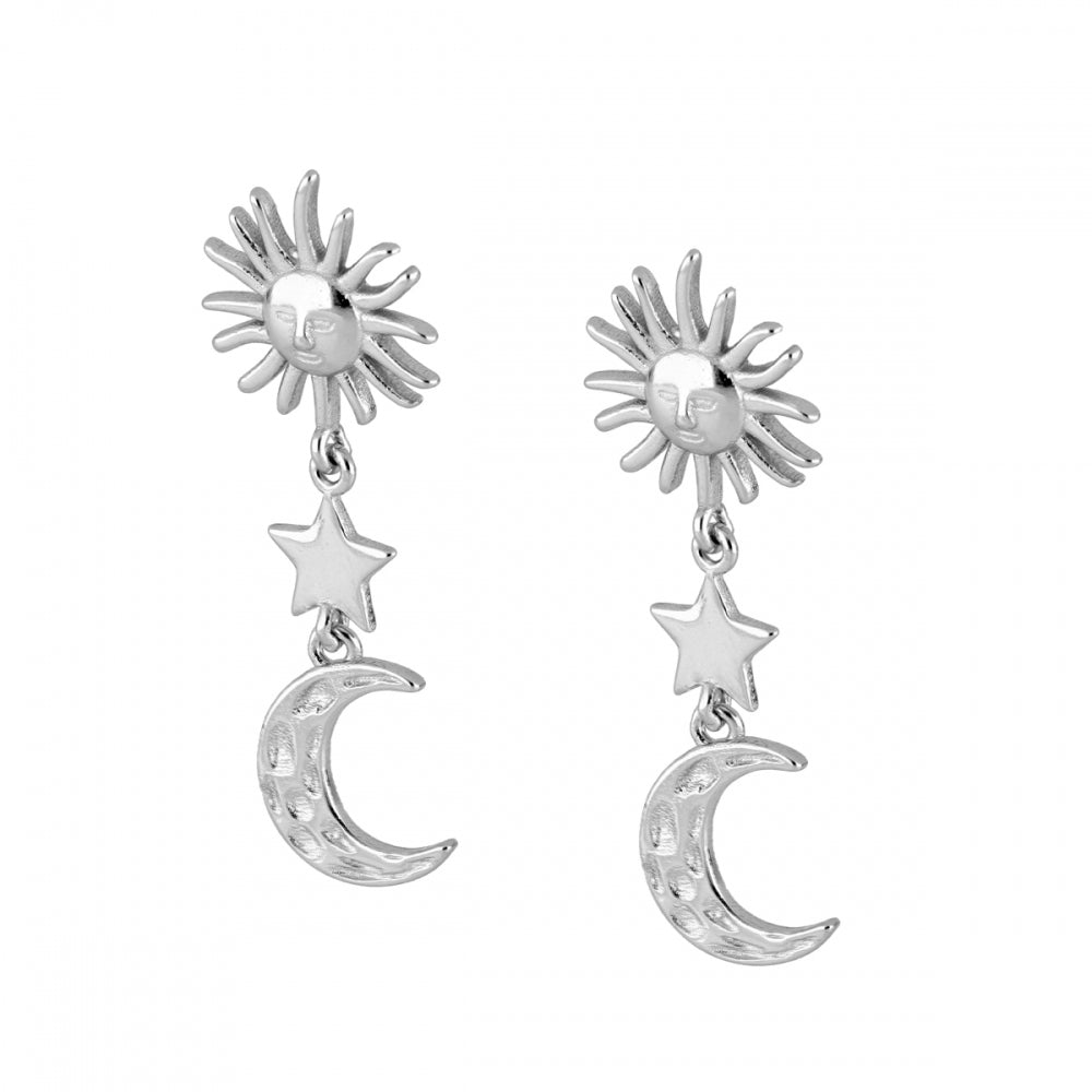 Pendientes "The Moon and The Sun"
