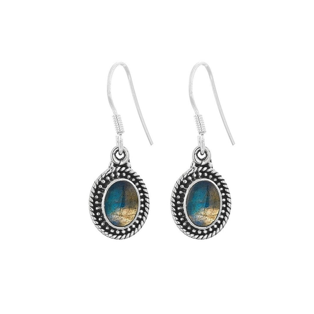 Pendientes 'Zorya' - Labradorita