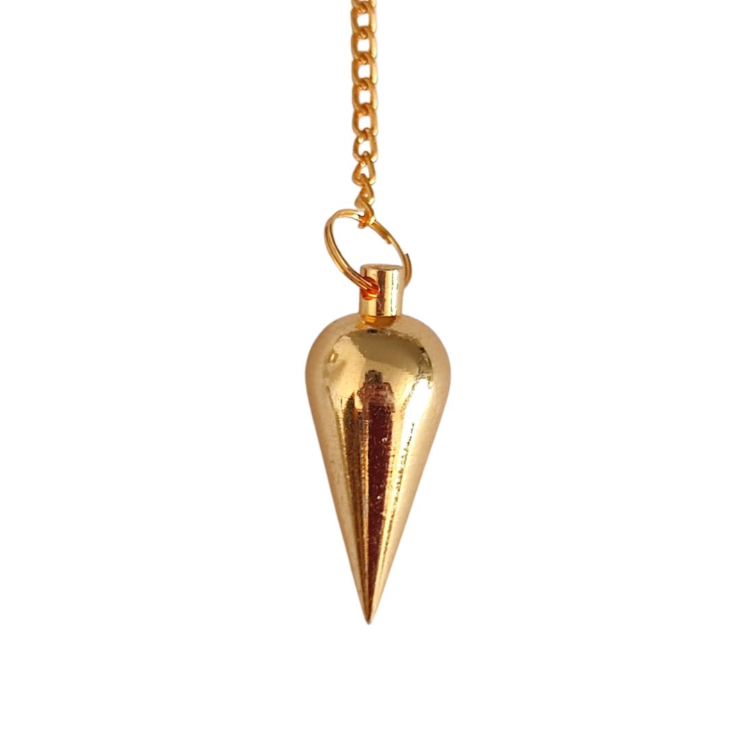 Péndulo Cónico Dorado