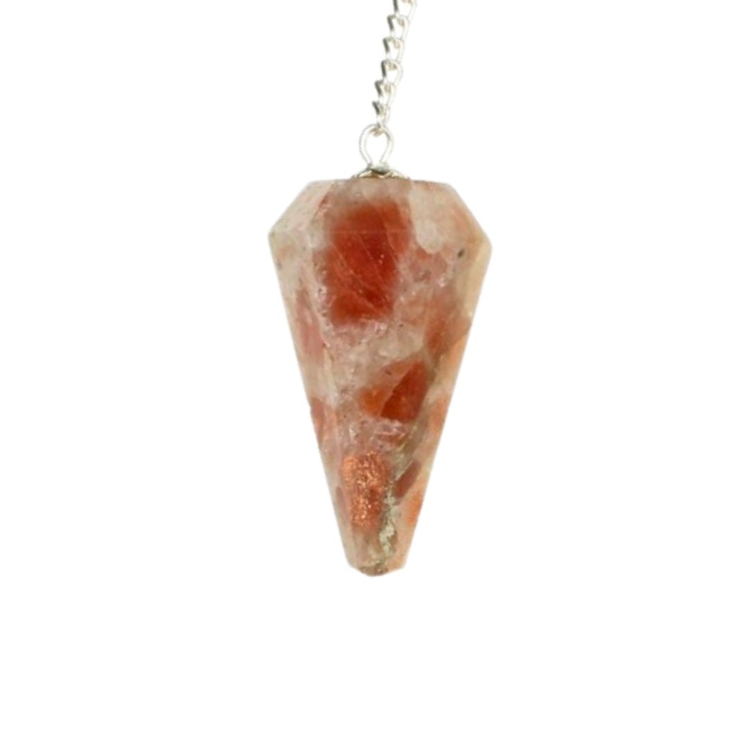 Péndulo de Piedra de Sol Facetado