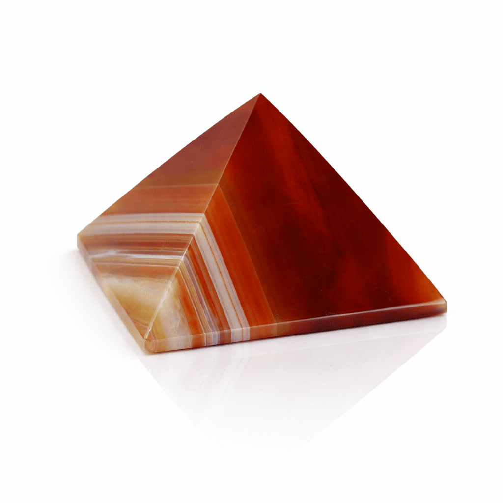 Pirámide de Ágata Naranja