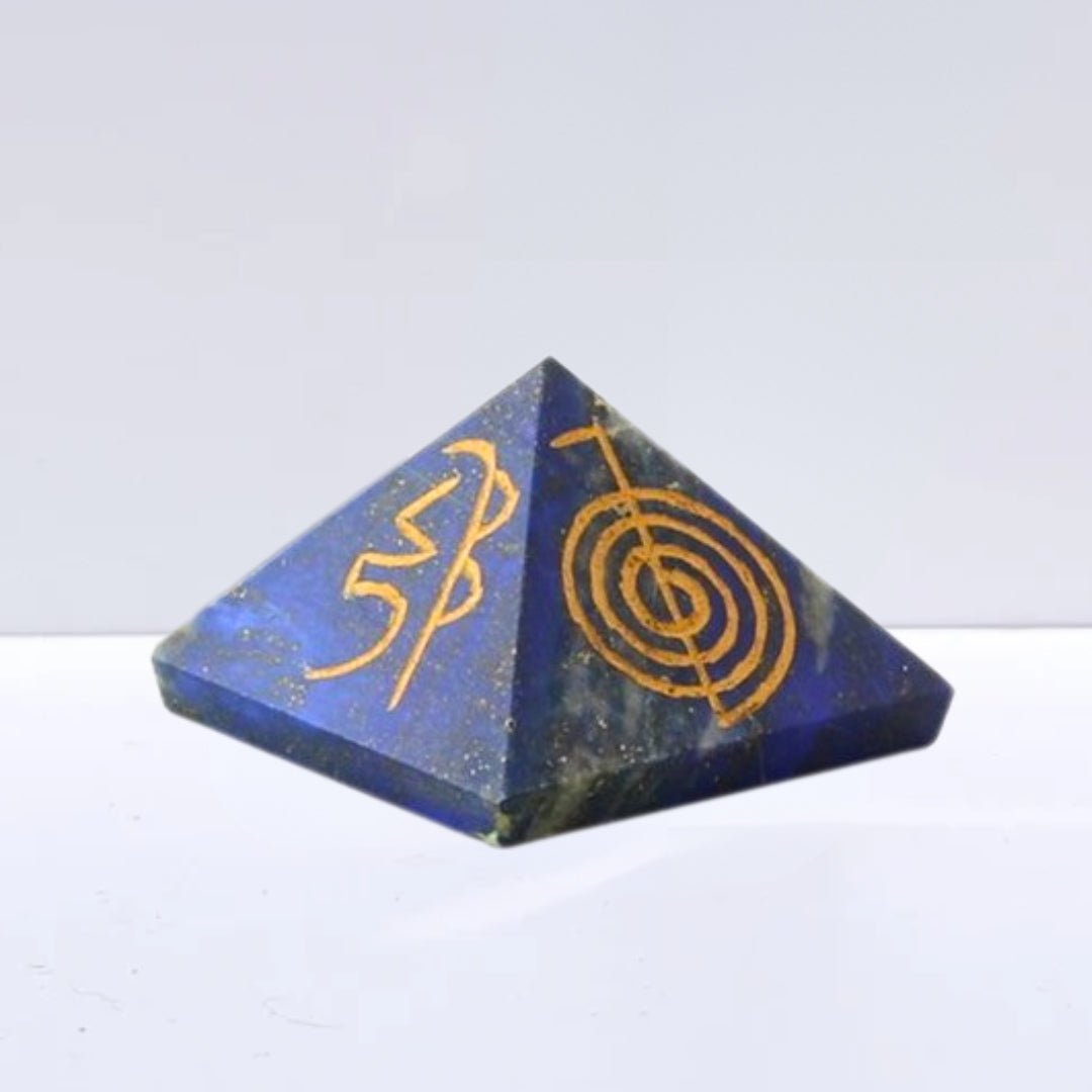Pirámide Reiki de Lapislázuli