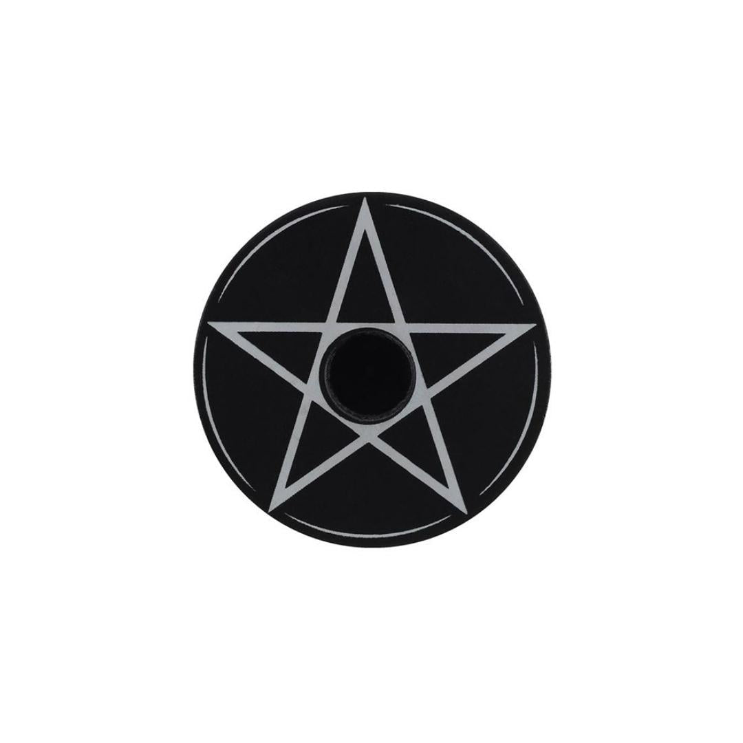 Porta velas con Pentagrama