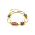 Pulsera acabado oro 18k