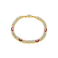 Pulsera acabado oro 18k