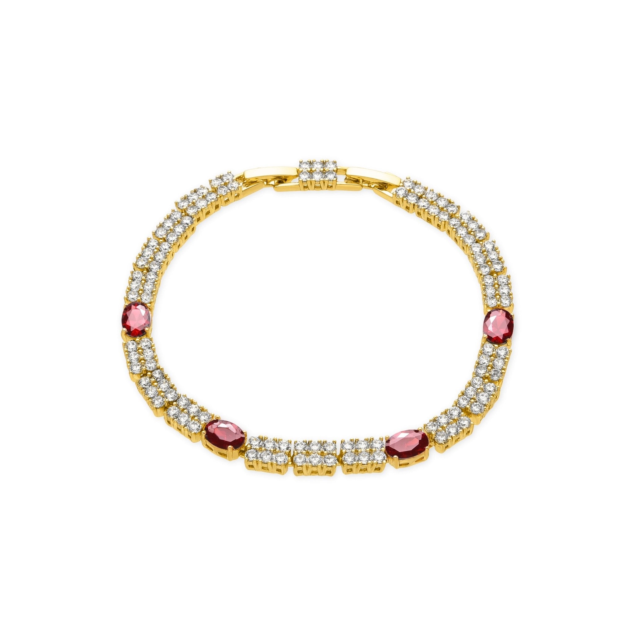 Pulsera acabado oro 18k