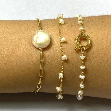 Pulsera 'Beatrice' - Perlas