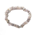 Pulsera Chip de Ágata Gris