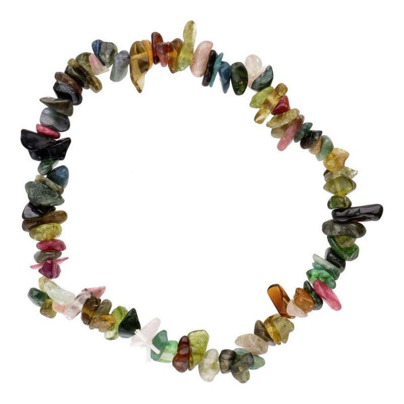 Pulsera Chip de Turmalina Multicolor Mix