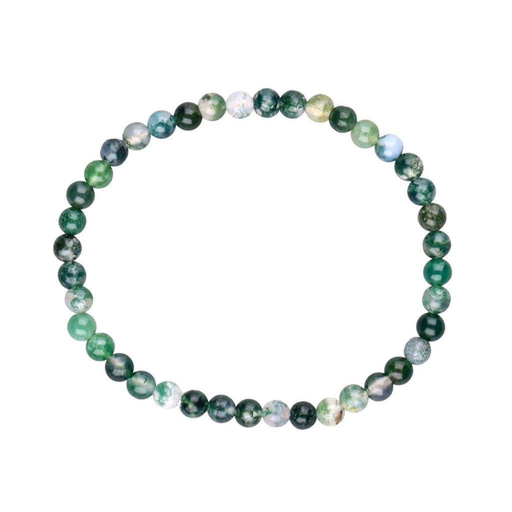 Pulsera de Ágata Musgo