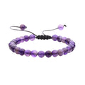Pulsera de Amatista con Nudo Corredizo