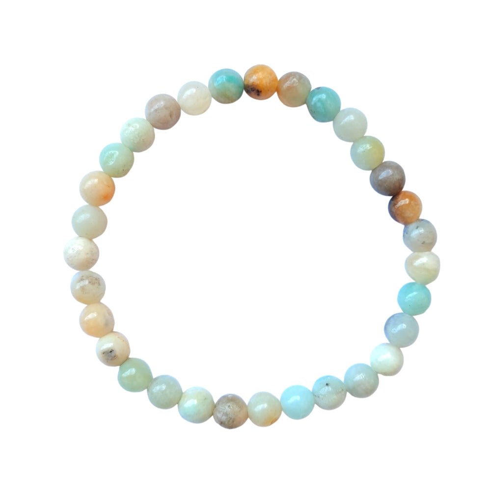 Pulsera de Amazonita Bola Lisa